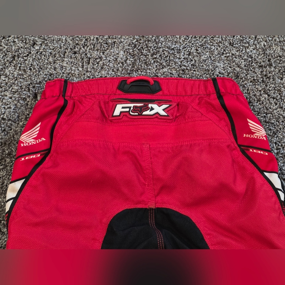 FOX RACING HONDA 180 Motocross Pants- YOUTH 12/14 28 - Picture 3 of 8